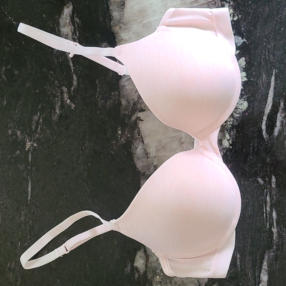 SO Padded Push Up Underwire T Shirt Bra. Size 36B.   Pink. *Like New*